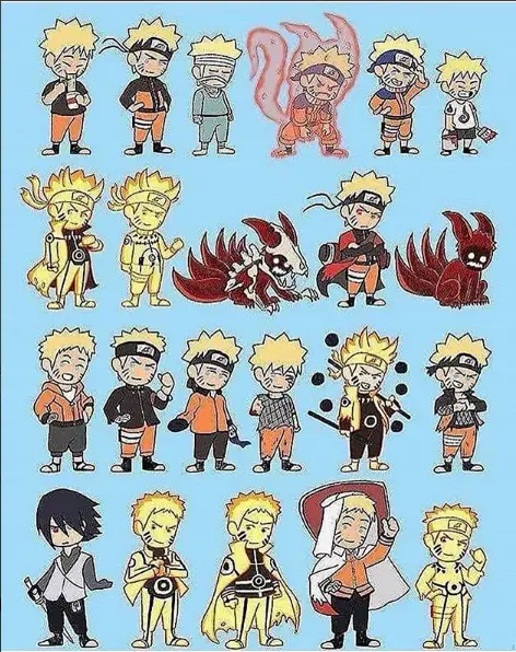 Gambar karakter-karakter Naruto