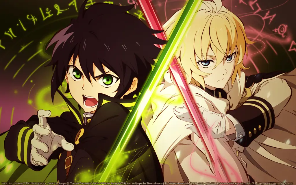 Para karakter utama dalam anime Owari no Seraph