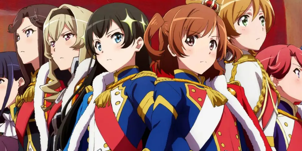 Para karakter dalam anime Shoujo Kageki Revue Starlight