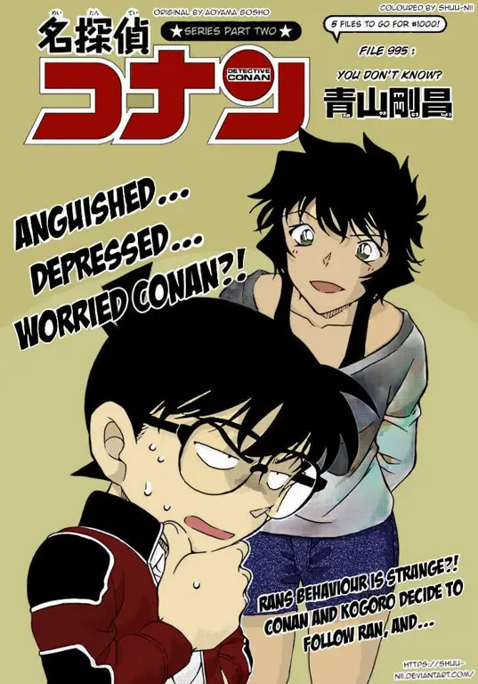 Karakter-karakter utama dalam serial anime Detective Conan Gambar para karakter Detective Conan
