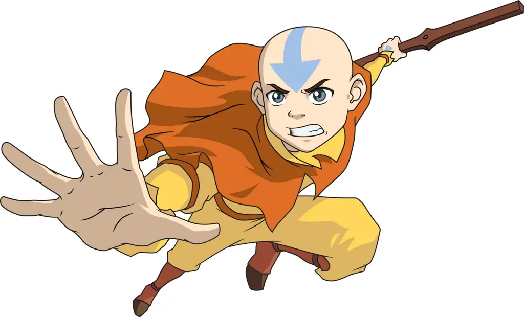 Gambar karakter utama Avatar: The Last Airbender