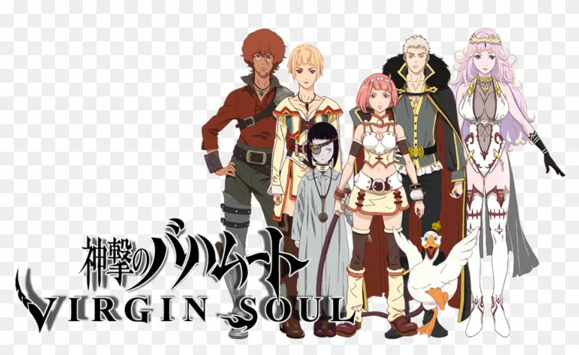 Gambar para karakter dalam anime Shingeki no Bahamut