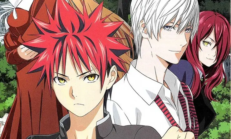 Gambar karakter utama Shokugeki no Soma Season 3