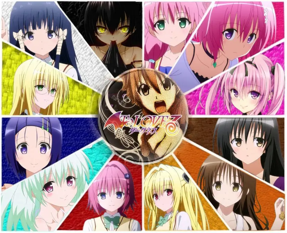 Gambar para karakter utama To Love Ru Darkness