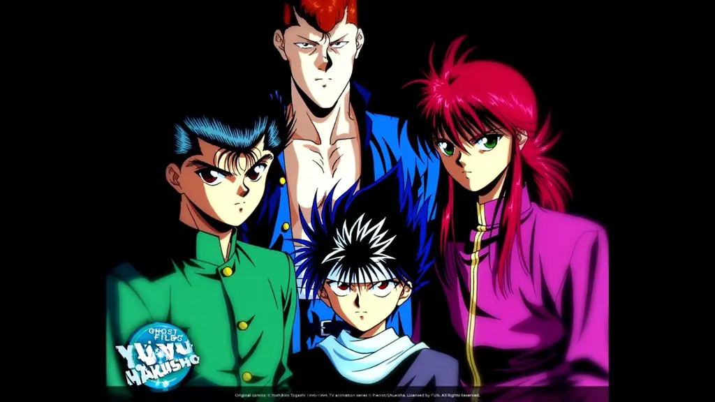 Gambar karakter-karakter utama Yu Yu Hakusho