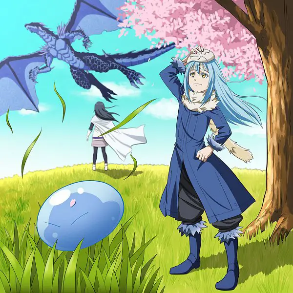 Gambar karakter-karakter dalam Tensei Shitara Slime Datta Ken