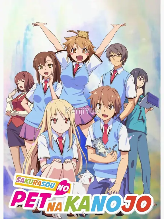 Gambar karakter-karakter dalam Sakurasou no Pet na Kanojo