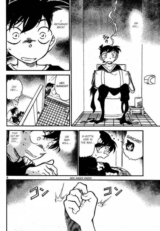 Gambar karakter-karakter utama dalam manga Detective Conan