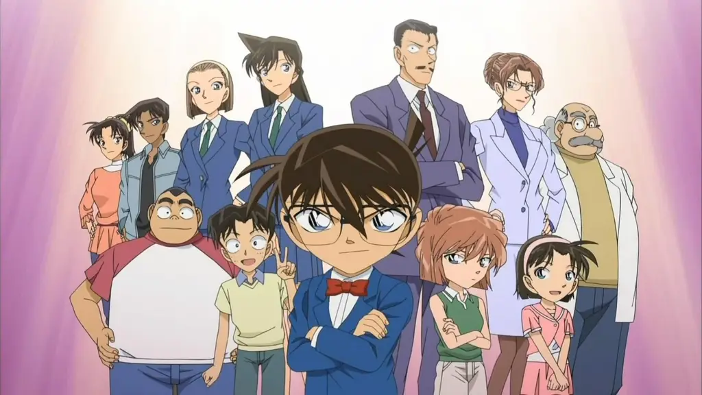 Gambar karakter-karakter dalam Detective Conan