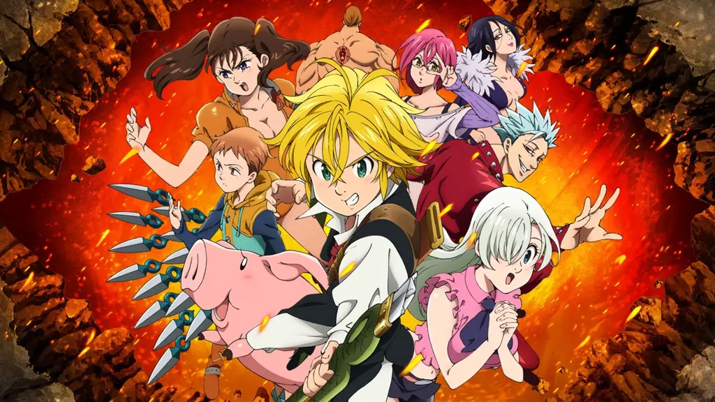 Para karakter di anime Seven Deadly Sins