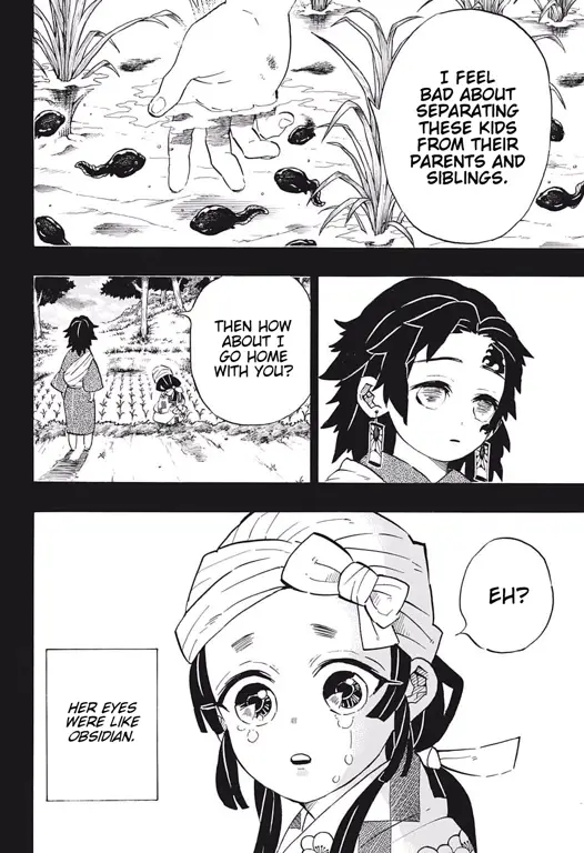 Gambar karakter-karakter di chapter 186 Kimetsu no Yaiba