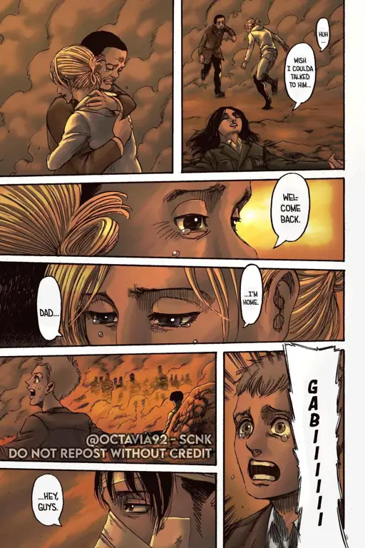 Karakter-karakter utama di manga Attack on Titan season final Para karakter utama di manga Attack on Titan season final