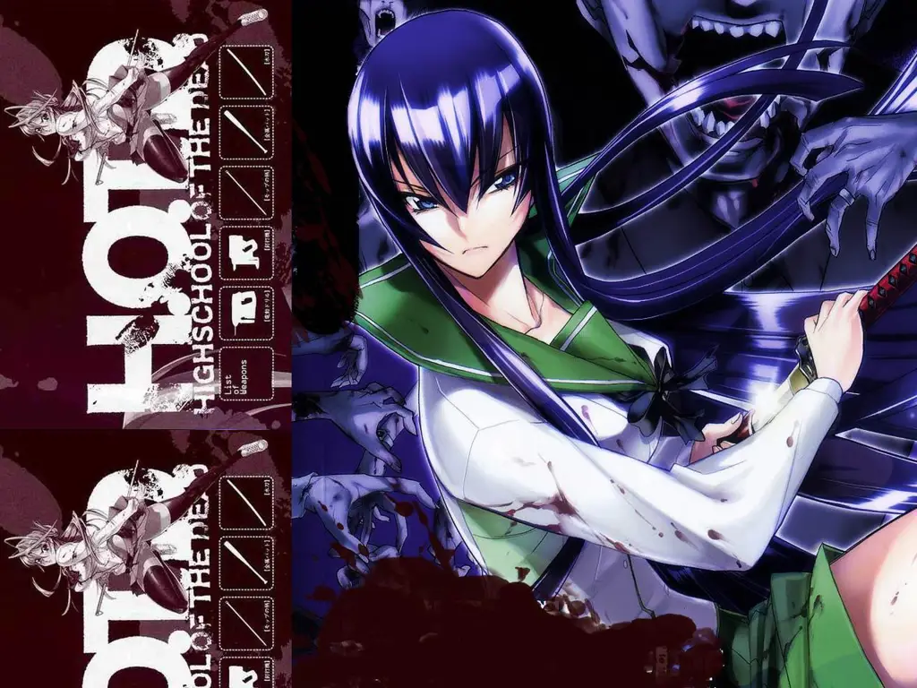 Karakter-karakter dalam manga Highschool of the Dead