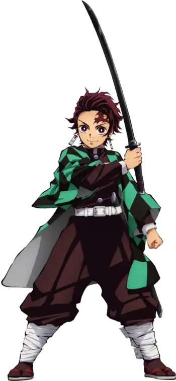 Gambar karakter-karakter utama Kimetsu no Yaiba