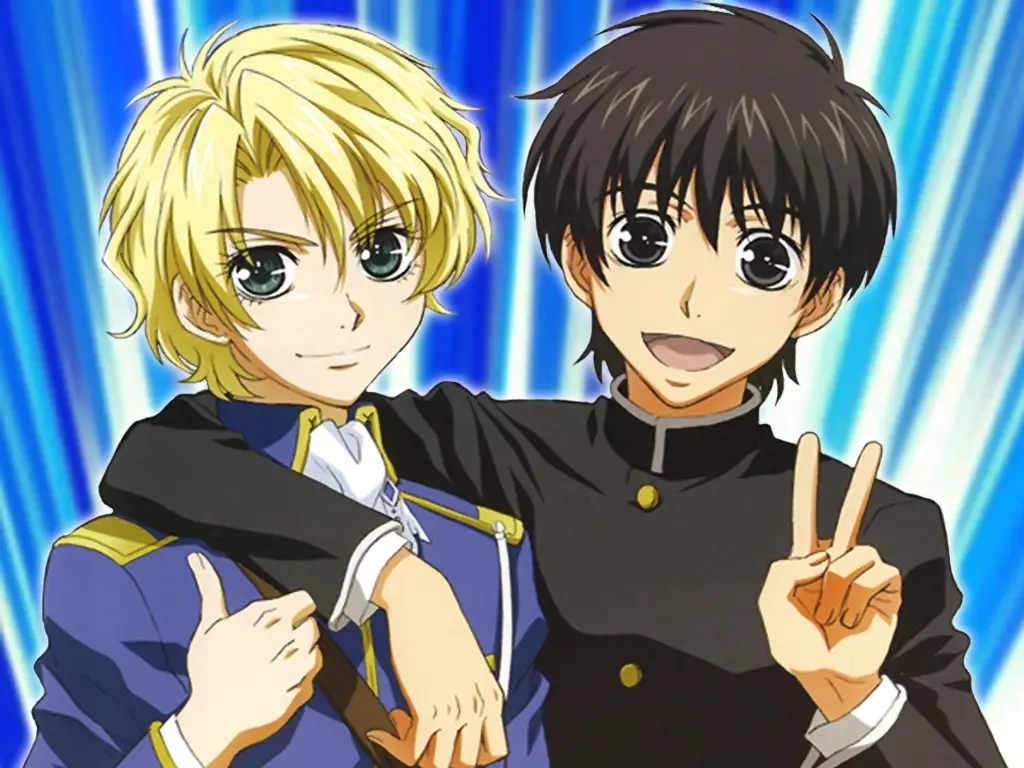 Gambar karakter-karakter utama dalam anime Kyo Kara Maoh!