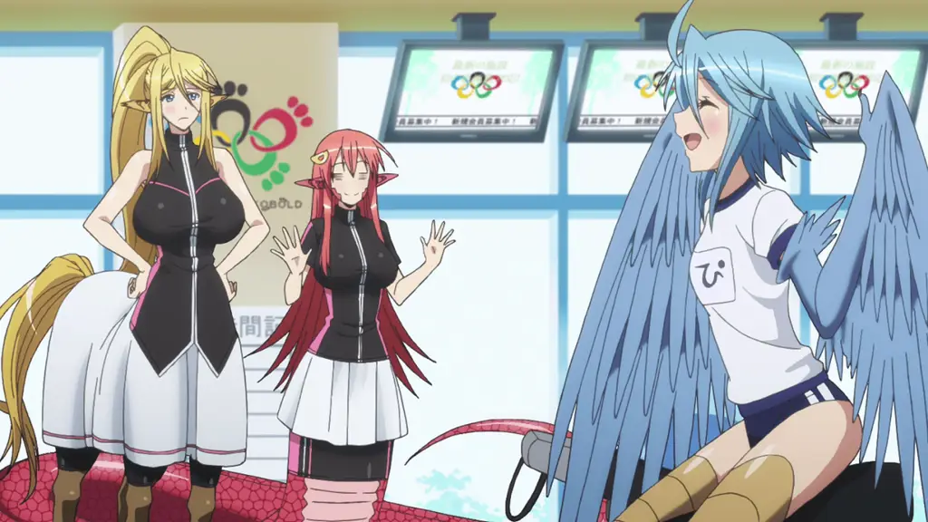 Karakter-karakter utama Monster Musume Gambar karakter-karakter dalam anime Monster Musume no Iru Nichijou