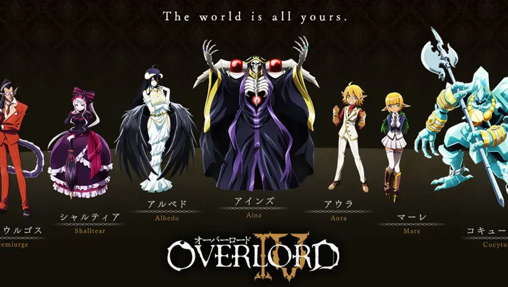 Gambar grup karakter Overlord