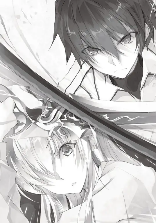 Gambar para karakter dalam anime Rakudai Kishi no Cavalry