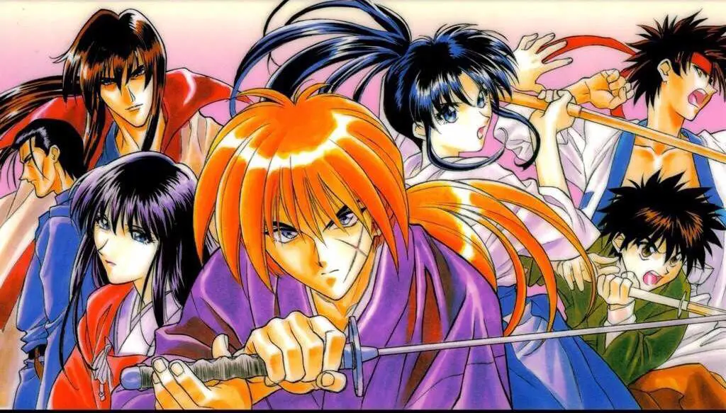 Gambar karakter-karakter dalam anime Rurouni Kenshin