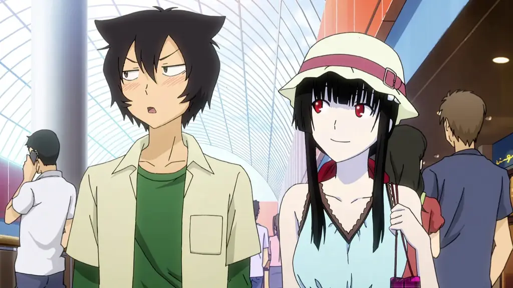 Gambar karakter-karakter utama dalam anime Sankarea