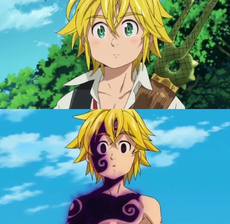 Gambar karakter-karakter utama Seven Deadly Sins