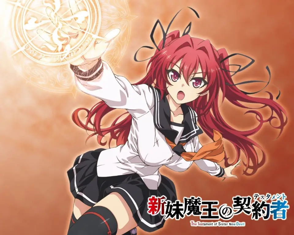 Gambar karakter-karakter dalam anime Shinmai Maou no Testament