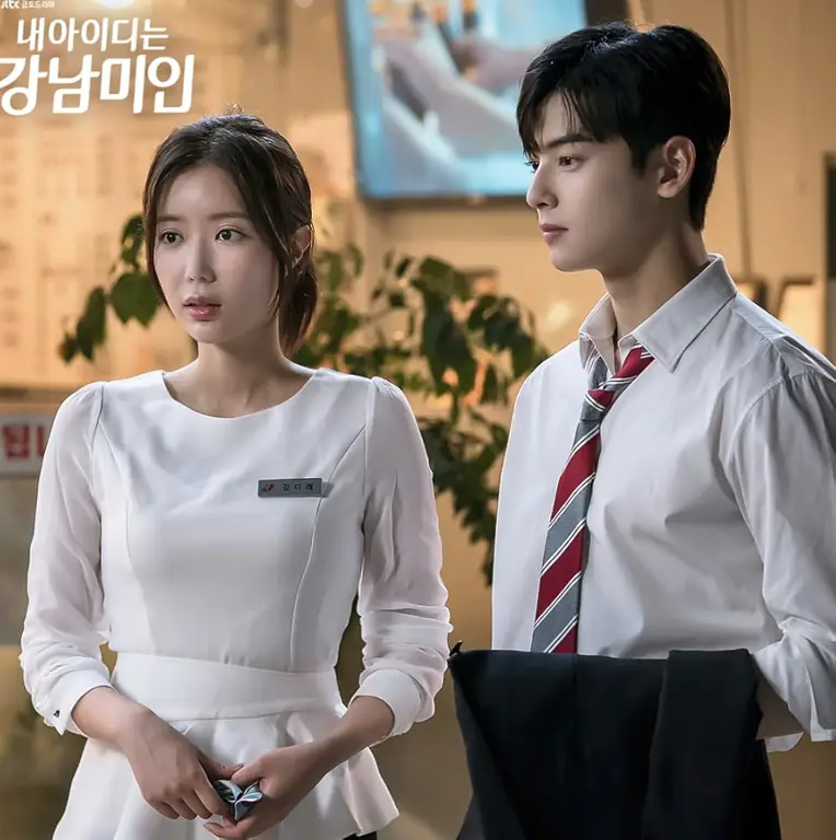 Para pemain utama dalam drama My ID is Gangnam Beauty