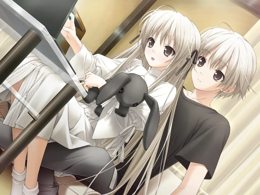 Para karakter utama di Yosuga no Sora.