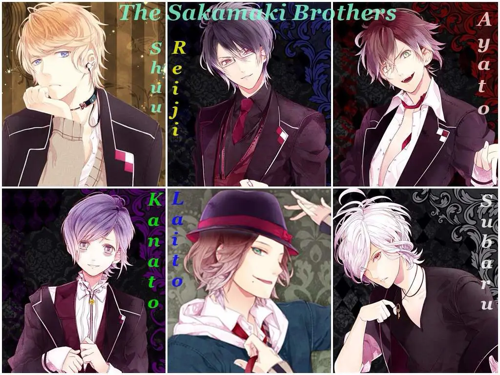 Para karakter utama Diabolik Lovers