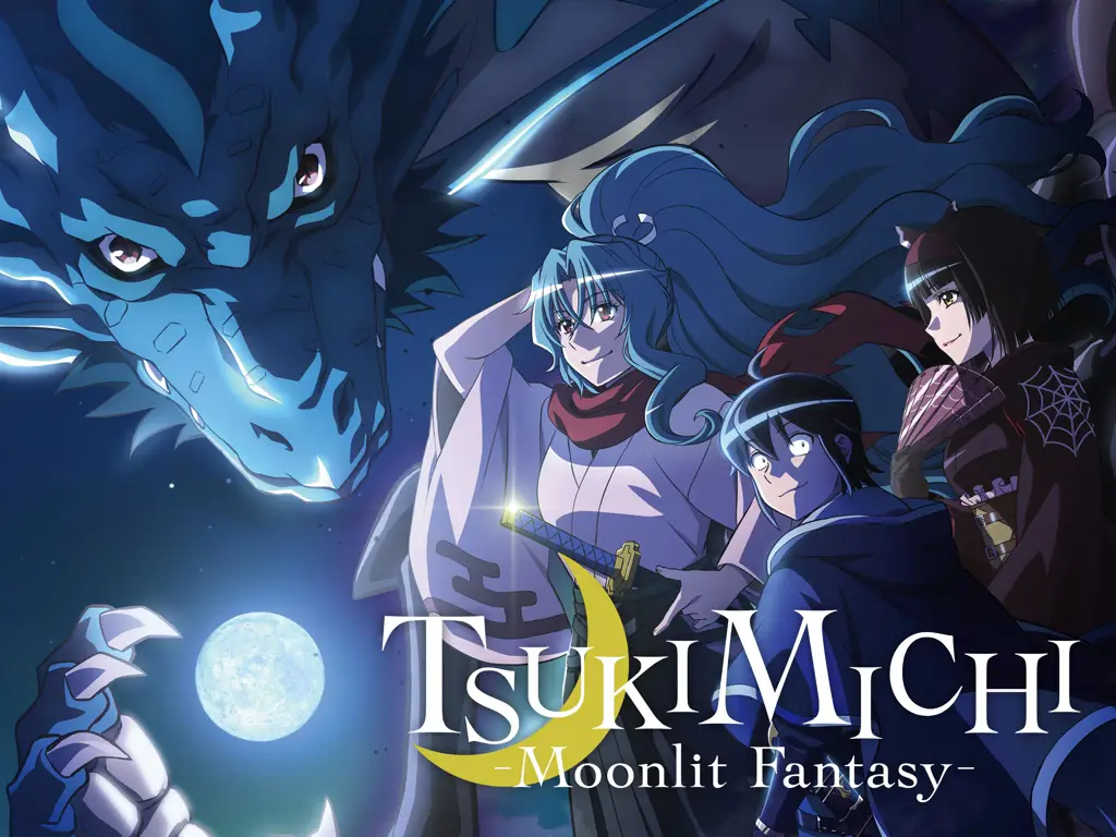 Gambar karakter utama dari anime Tsukimichi: Moonlit Fantasy