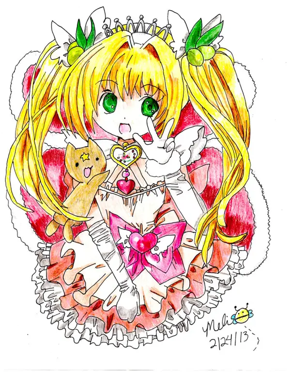 Karakter-karakter yang Menawan Gambar karakter-karakter dalam anime Kamichama Karin Chu