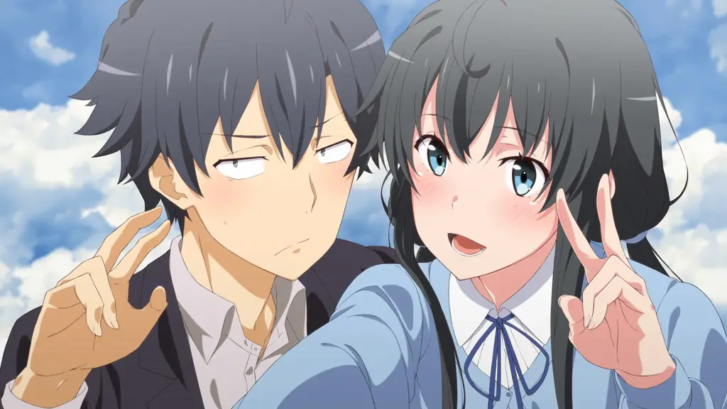 Gambar karakter anime romcom yang lucu dan menggemaskan