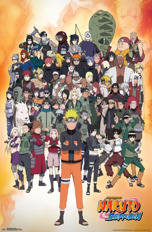 Para karakter Naruto Shippuden yang sudah dewasa