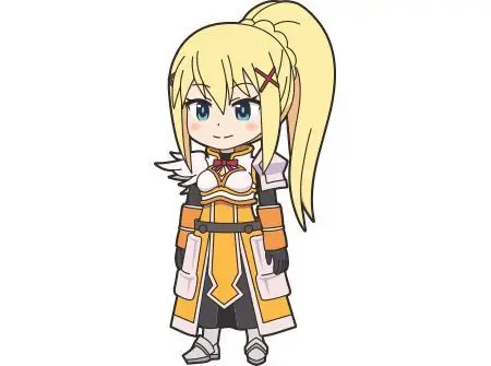 Gambar chibi karakter Konosuba