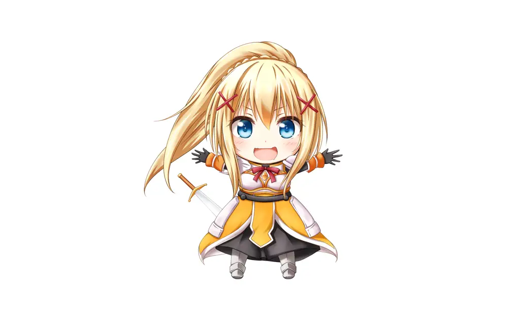 Gambar karakter Konosuba versi chibi yang lucu