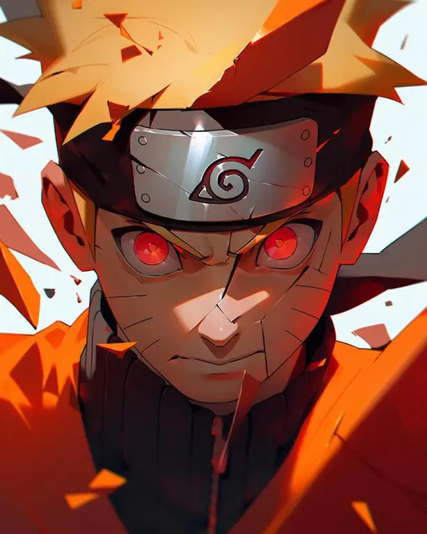 Gambar karakter Naruto dalam berbagai gaya gambar