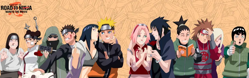 Para karakter Naruto di Road to Ninja