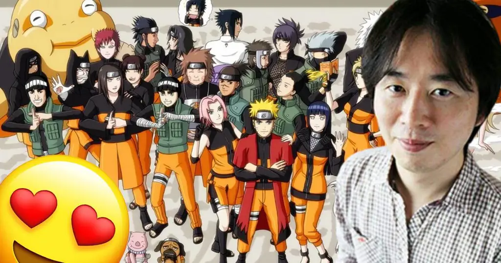 Karakter Naruto menonton anime