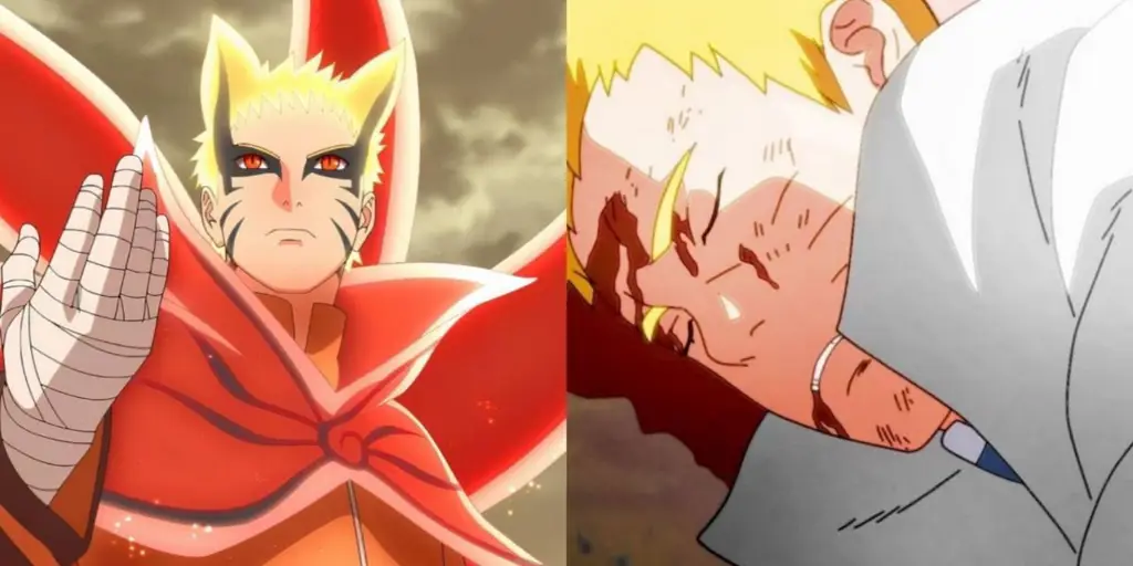 Gambar beberapa karakter Naruto Next Generations setelah time skip, termasuk Inojin.