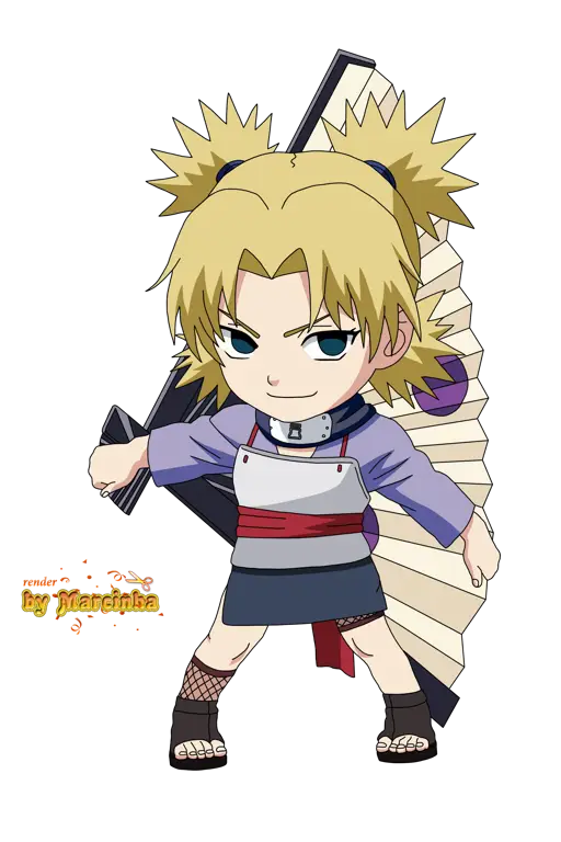 Gambar karakter Naruto versi chibi yang lucu