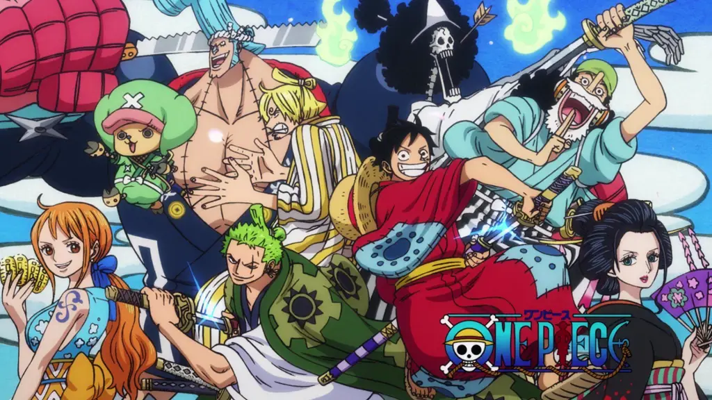 Gambar karakter One Piece dengan resolusi 1080p