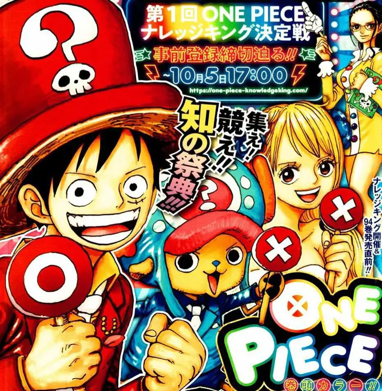 Gambar karakter One Piece di chapter 957