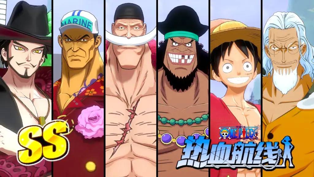 Karakter One Piece sedang bertarung