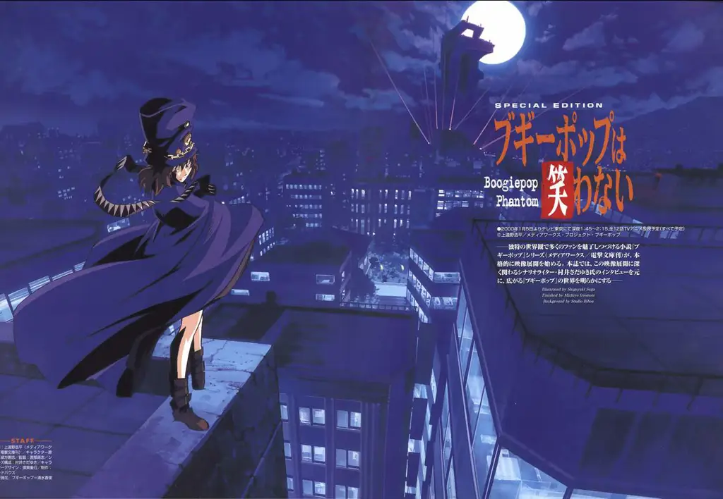 Gambar karakter pendukung dalam Boogiepop wa Warawanai