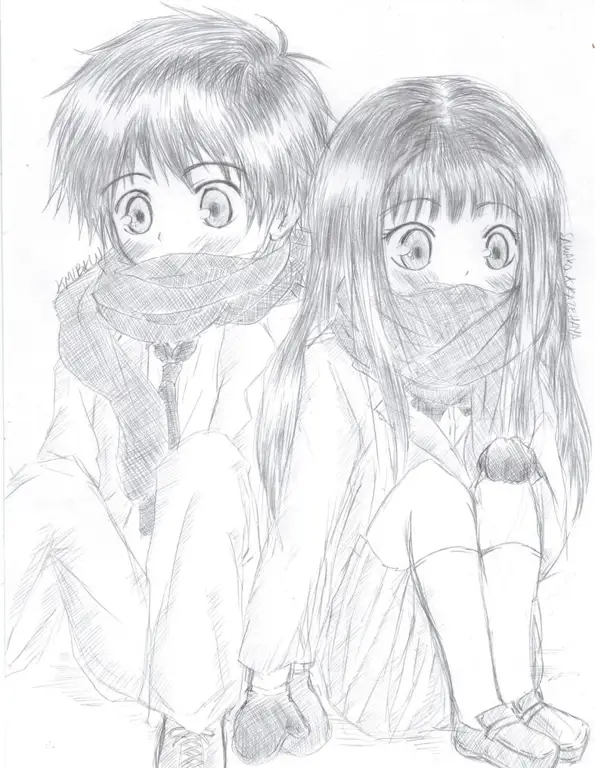 Gambar para karakter dalam Kimi ni Todoke