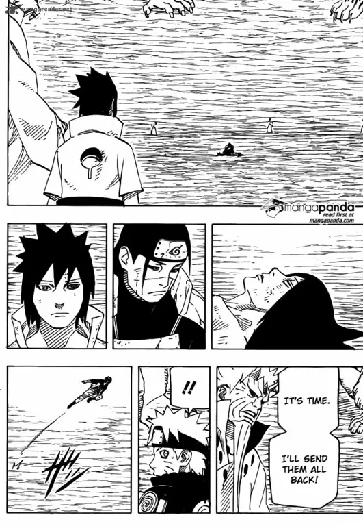 Para karakter Naruto di chapter 691