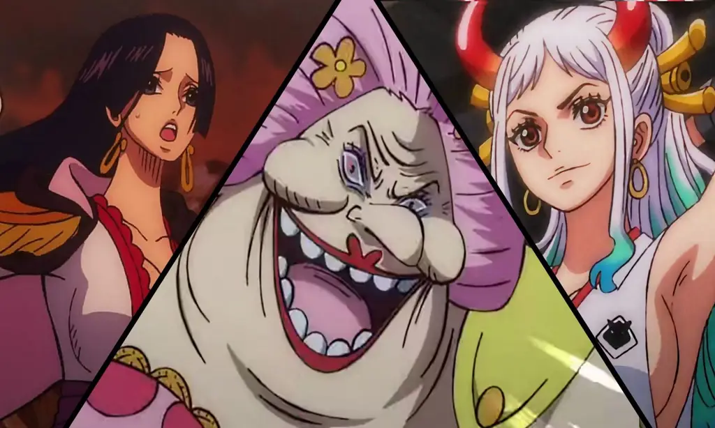 Gambar beberapa karakter perempuan kuat di One Piece