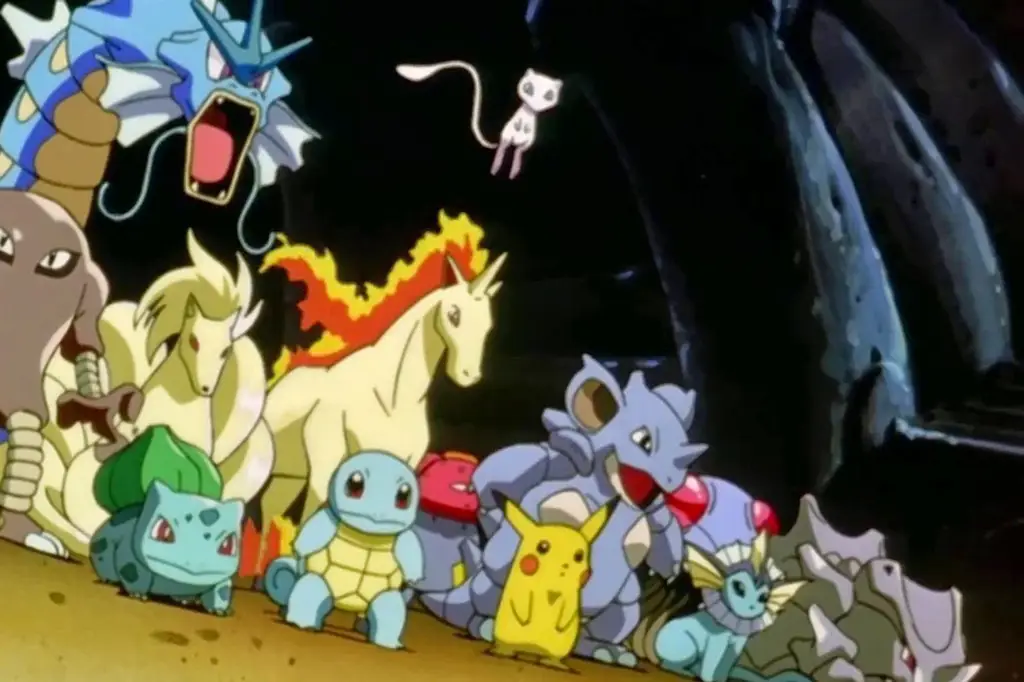 Karakter Pokemon menonton film