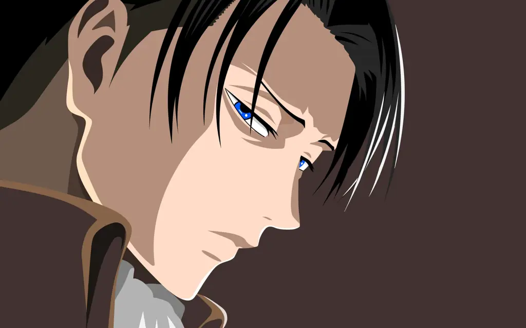 Karakter populer Levi Ackerman Gambar Levi Ackerman dari Attack on Titan