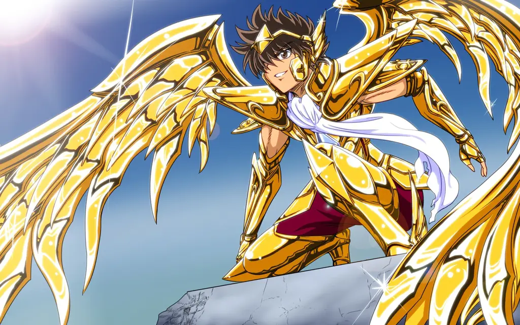 Gambar para karakter Saint Seiya dalam kualitas HD